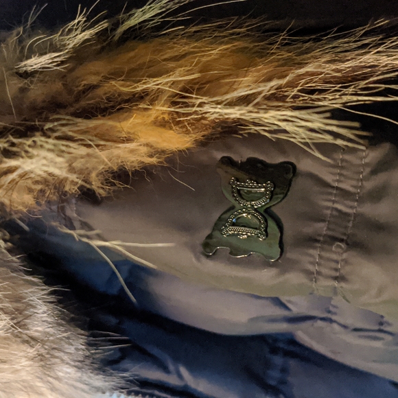 Dawn Levy Full Length Down Fur Hooded Winter Coat - Picture 7 of 8